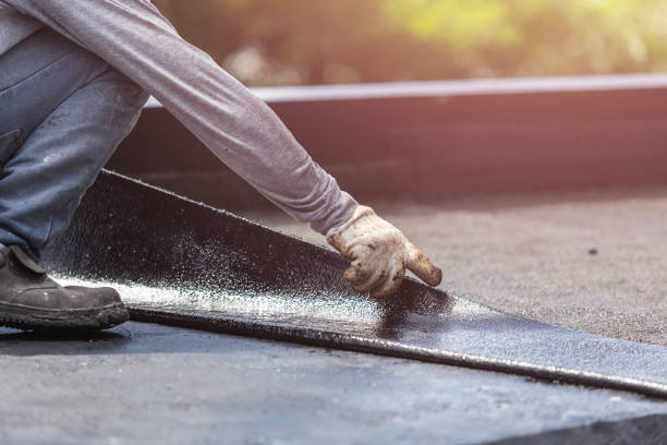 Professional Waterproofing technician working in Woodville, AL